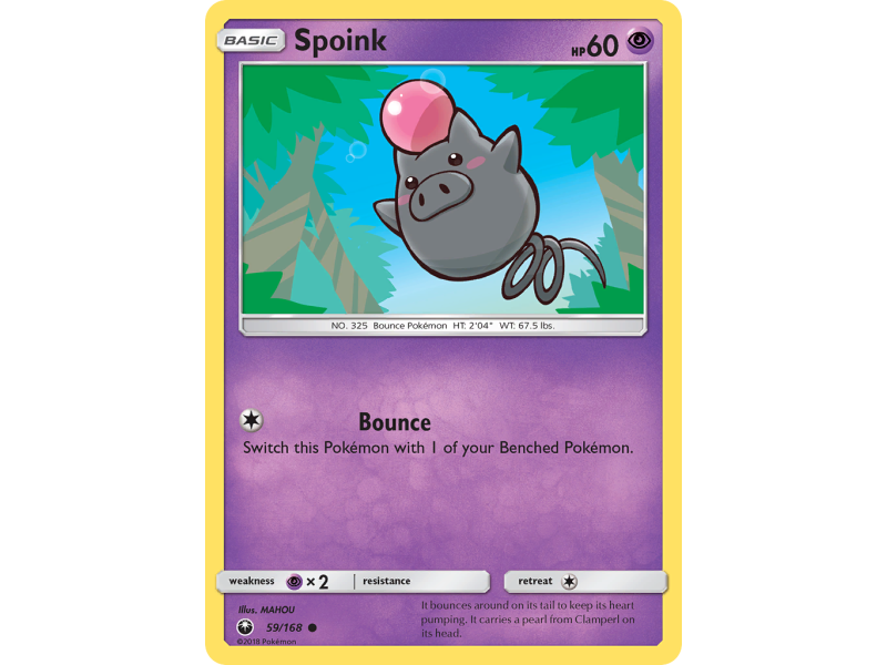Spoink (Reverse Holo)