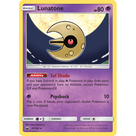 Lunatone (Reverse Holo)