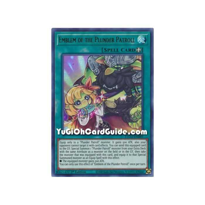 Emblem of the Plunder Patroll (Ultra Rare) – Eternity Code | Carta YUGIOH en México