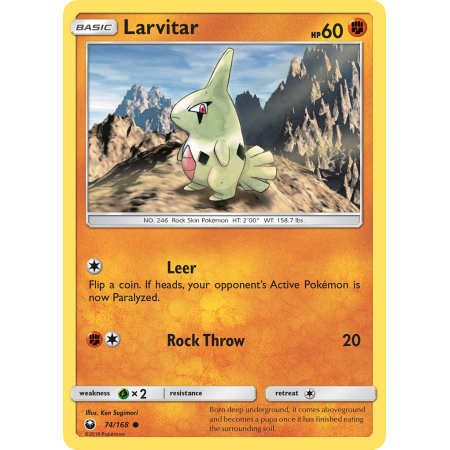 Larvitar (Reverse Holo)