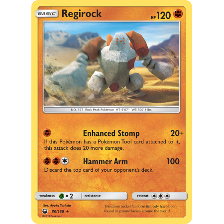 Regirock (Reverse Holo)