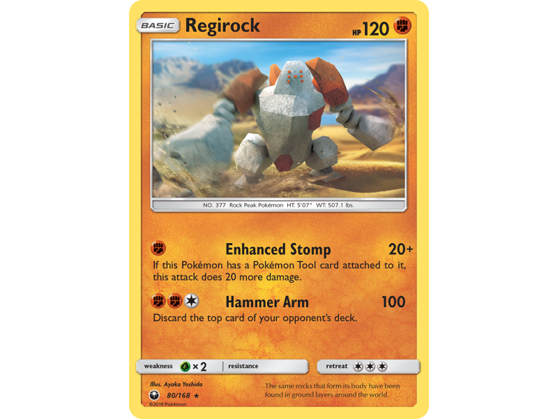 Regirock (Reverse Holo)