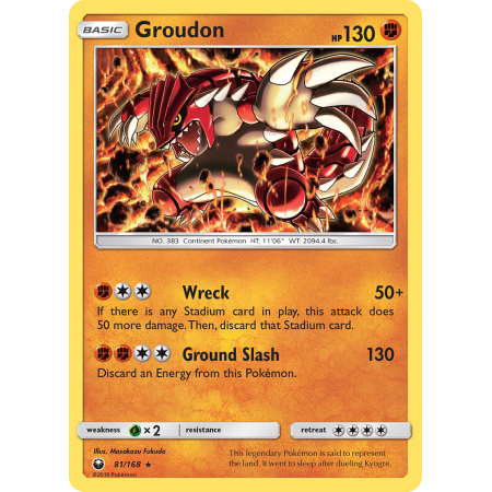 Groudon (Reverse Holo)