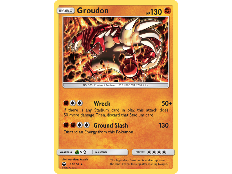 Groudon (Reverse Holo)
