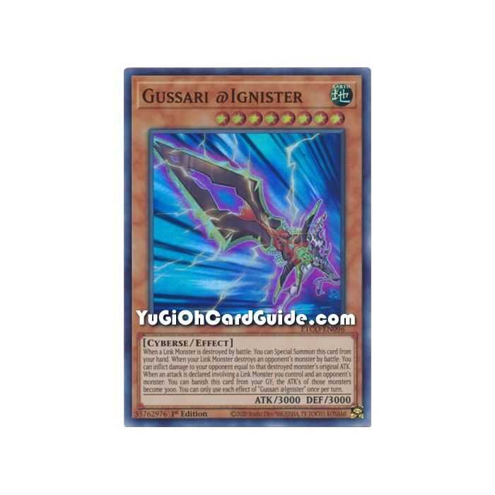 Gussari @Ignister (Super Rare) – Eternity Code | Carta YUGIOH en México