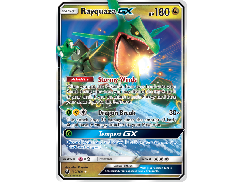 Rayquaza-GX (Holo)