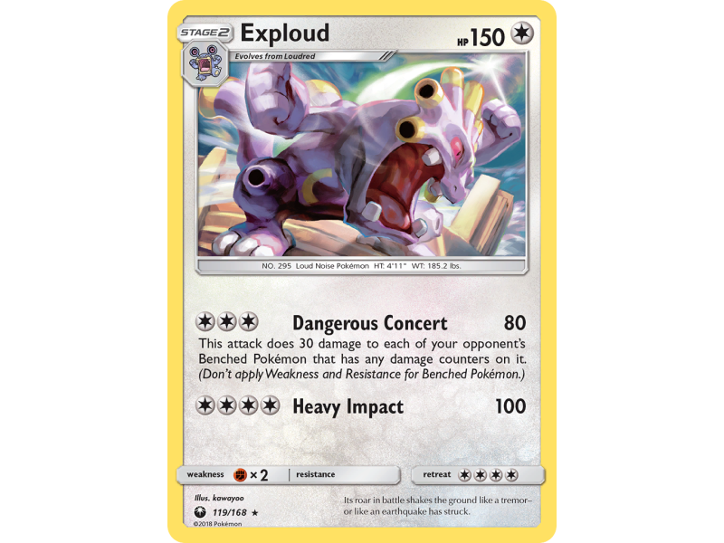 Exploud (Reverse Holo)