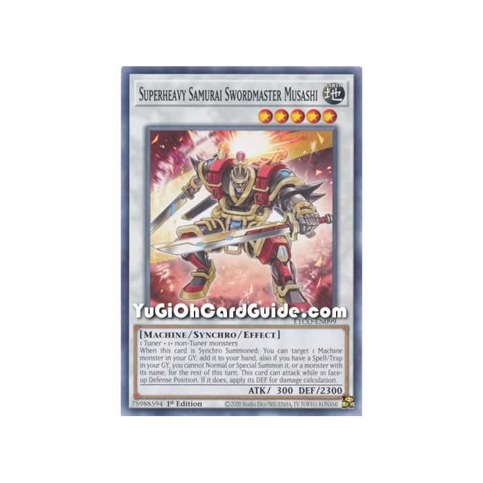 Superheavy Samurai Swordmaster Musashi (Common) – Eternity Code | Carta YUGIOH en México