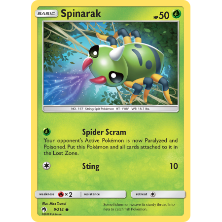 Spinarak (Reverse Holo)