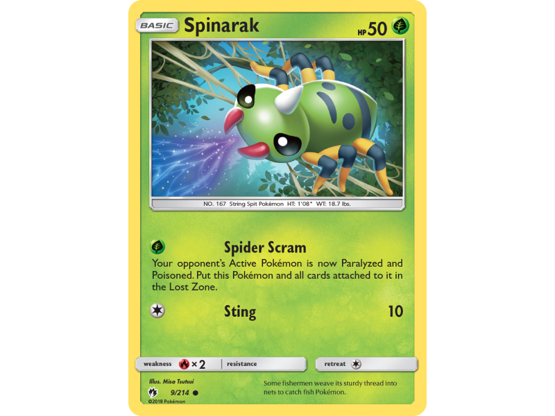 Spinarak (Reverse Holo)