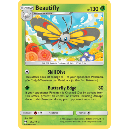 Beautifly (Reverse Holo)