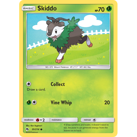 Skiddo (Reverse Holo)