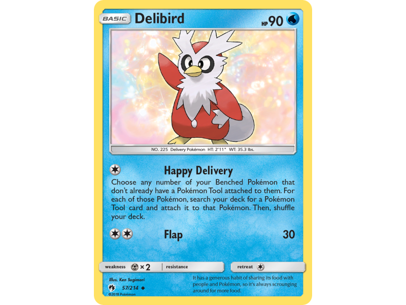 Delibird (Reverse Holo)