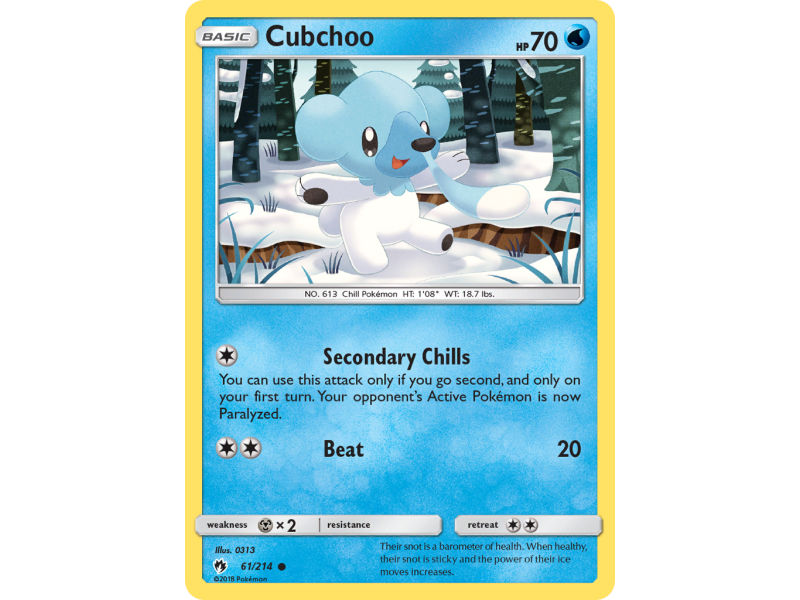 Cubchoo (Reverse Holo)