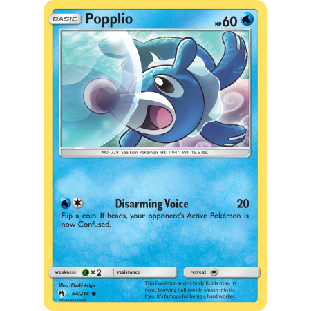 Popplio (Reverse Holo)