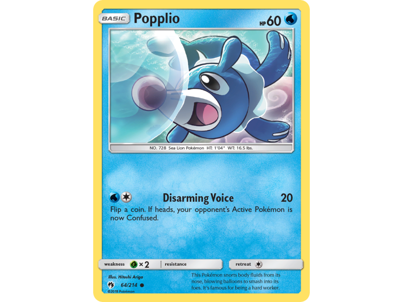 Popplio (Reverse Holo)