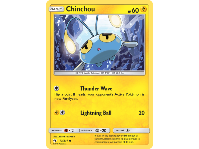 Chinchou (Reverse Holo)
