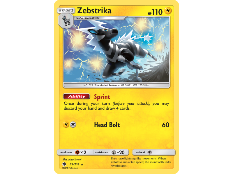 Zebstrika (Reverse Holo)