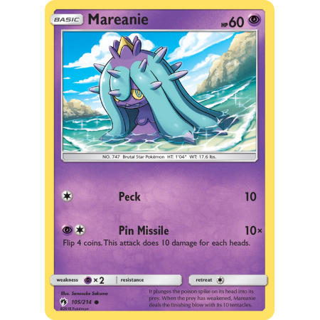 Mareanie (Reverse Holo)