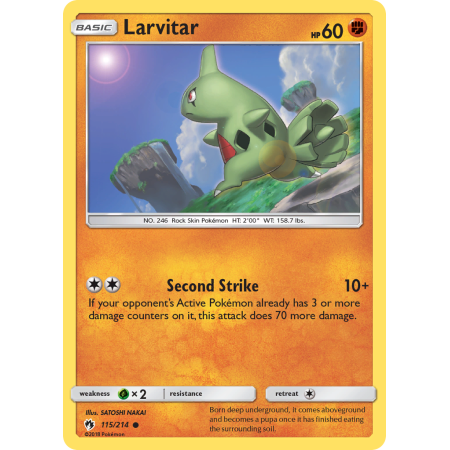 Larvitar (Reverse Holo)