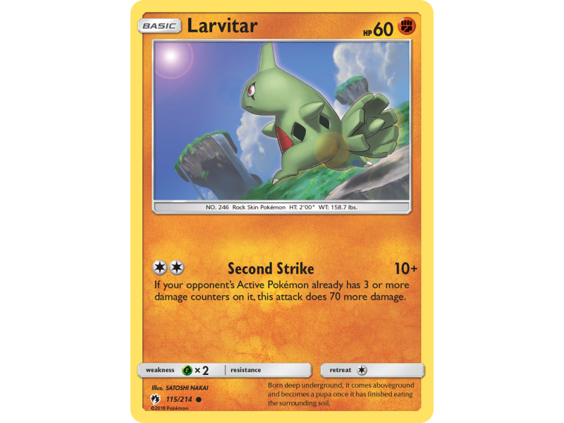Larvitar (Reverse Holo)