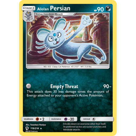 Alolan Persian (Reverse Holo)