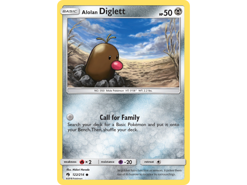 Alolan Diglett (Reverse Holo)