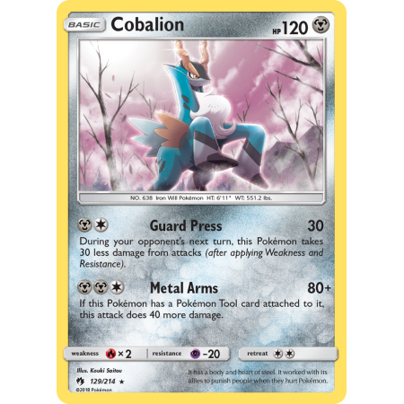 Cobalion (Reverse Holo)