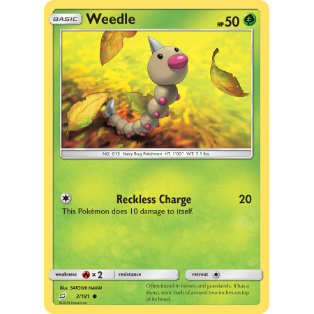 Weedle (Reverse Holo)
