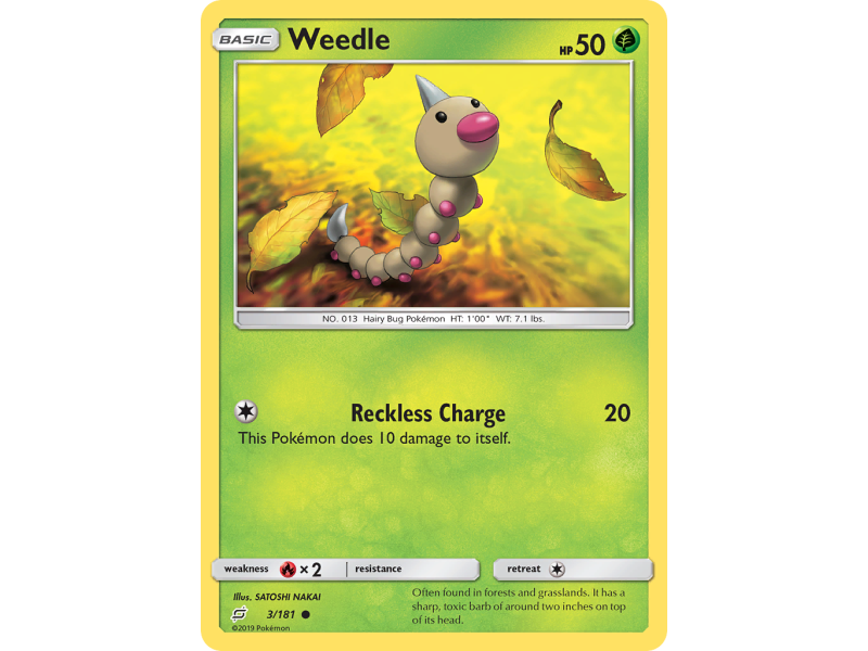 Weedle (Reverse Holo)