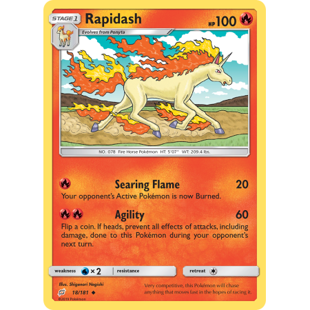 Rapidash (Reverse Holo)