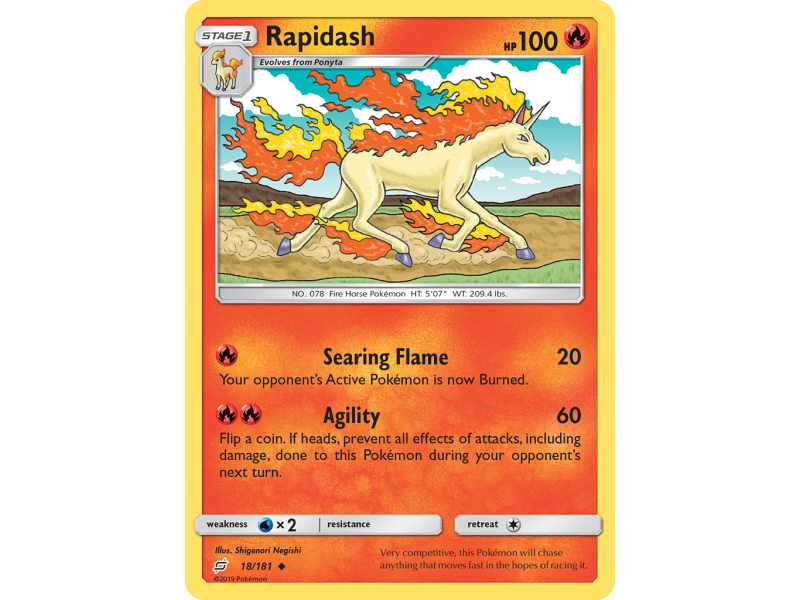 Rapidash (Reverse Holo)