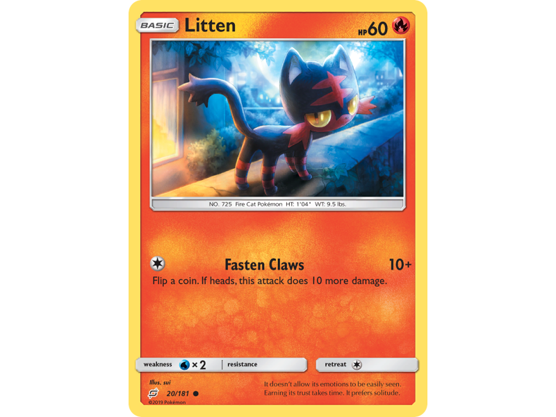 Litten (Reverse Holo)
