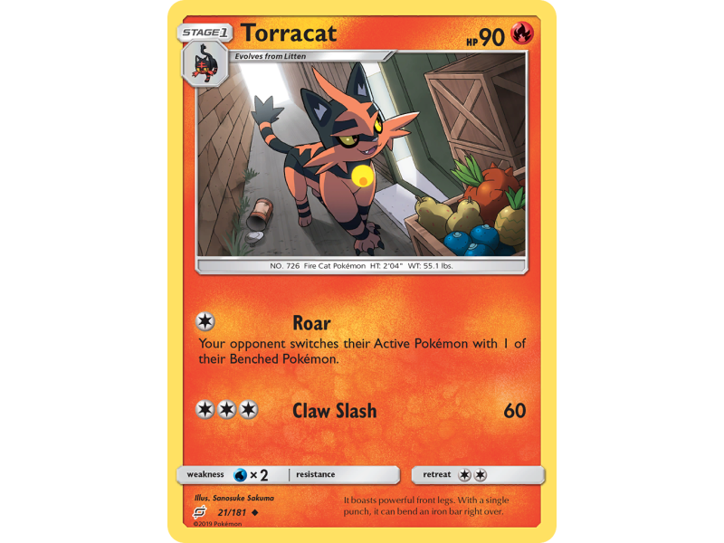 Torracat (Reverse Holo)