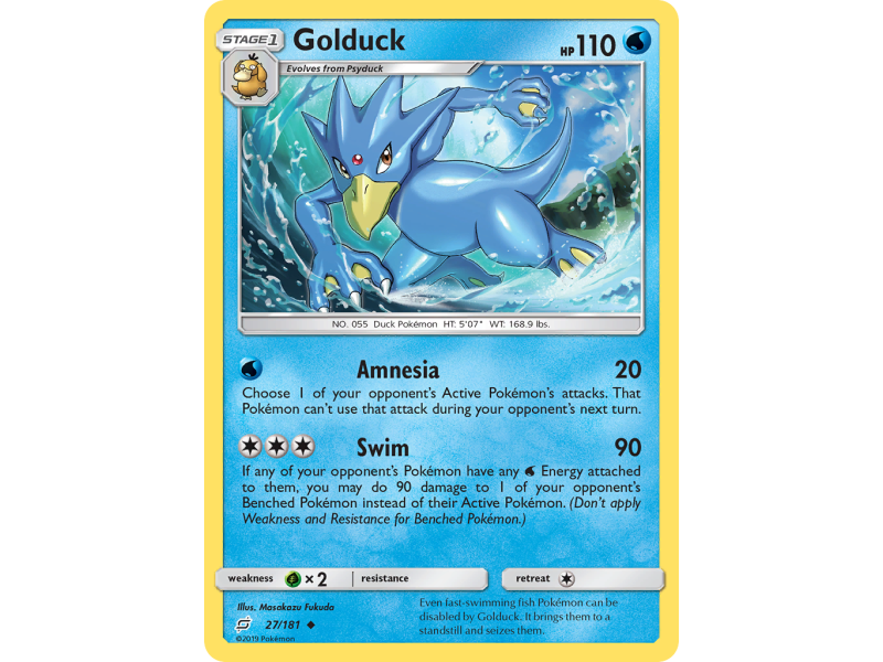 Golduck (Reverse Holo)