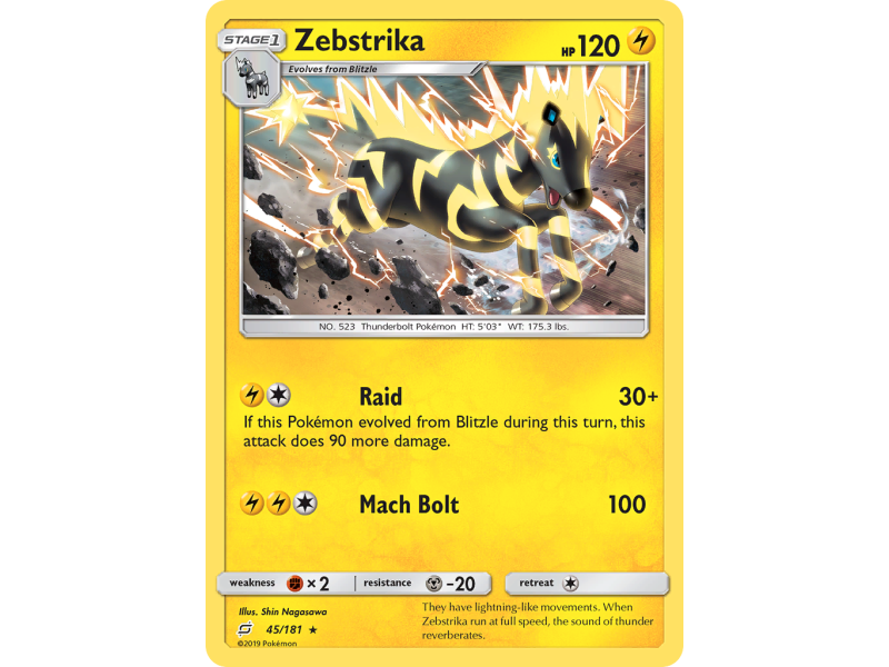 Zebstrika (Reverse Holo)
