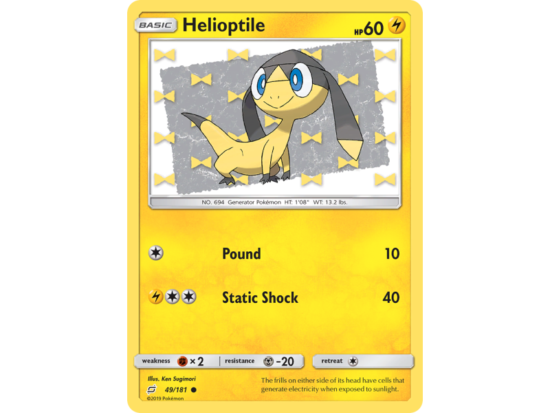 Helioptile (Reverse Holo)