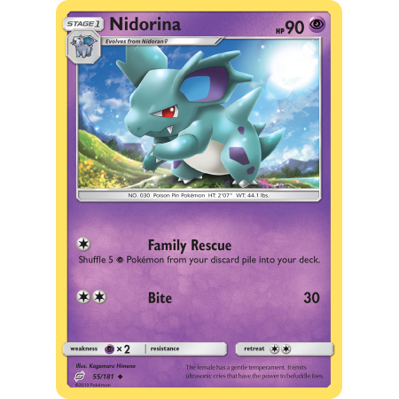 Nidorina (Reverse Holo)