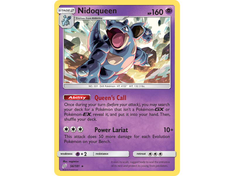Nidoqueen (Reverse Holo)