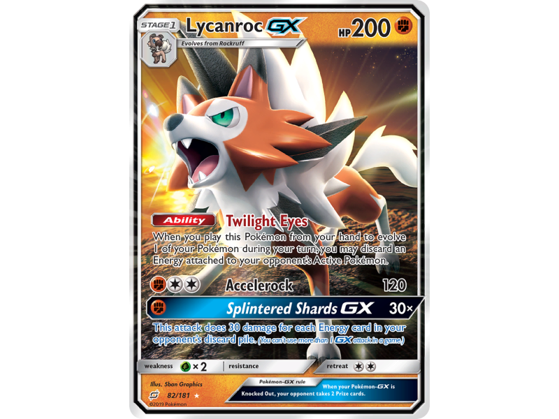 Lycanroc-GX (Holo)