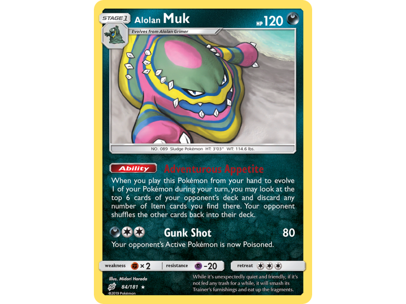 Alolan Muk (Reverse Holo)