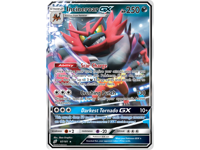 Incineroar-GX (Holo)