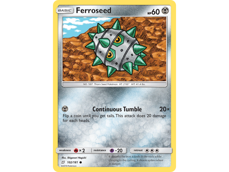 Ferroseed (Reverse Holo)