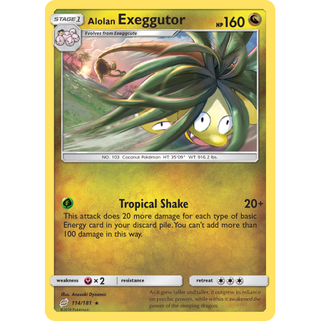 Alolan Exeggutor (Reverse Holo)