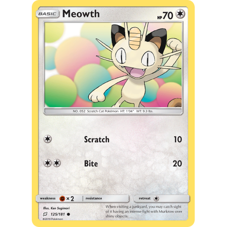 Meowth (Reverse Holo)