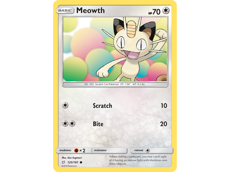 Meowth (Reverse Holo)