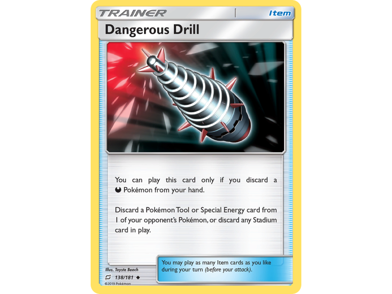 Dangerous Drill (Reverse Holo)