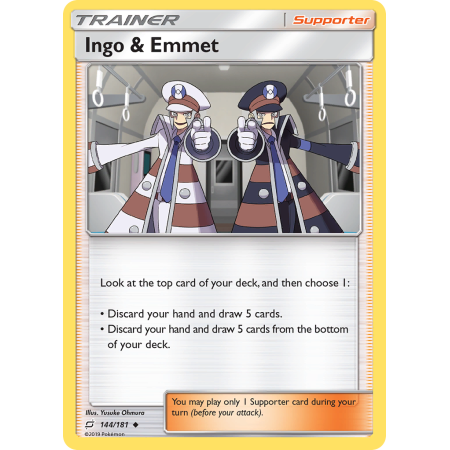 Ingo & Emmet (Reverse Holo)