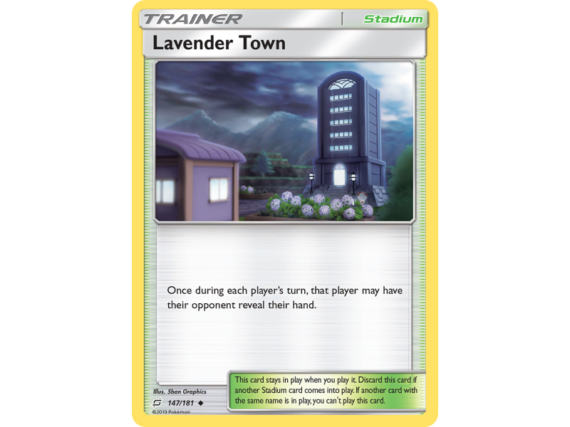 Lavender Town (Reverse Holo)