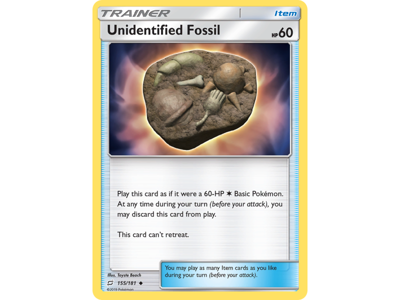 Unidentified Fossil (Reverse Holo)